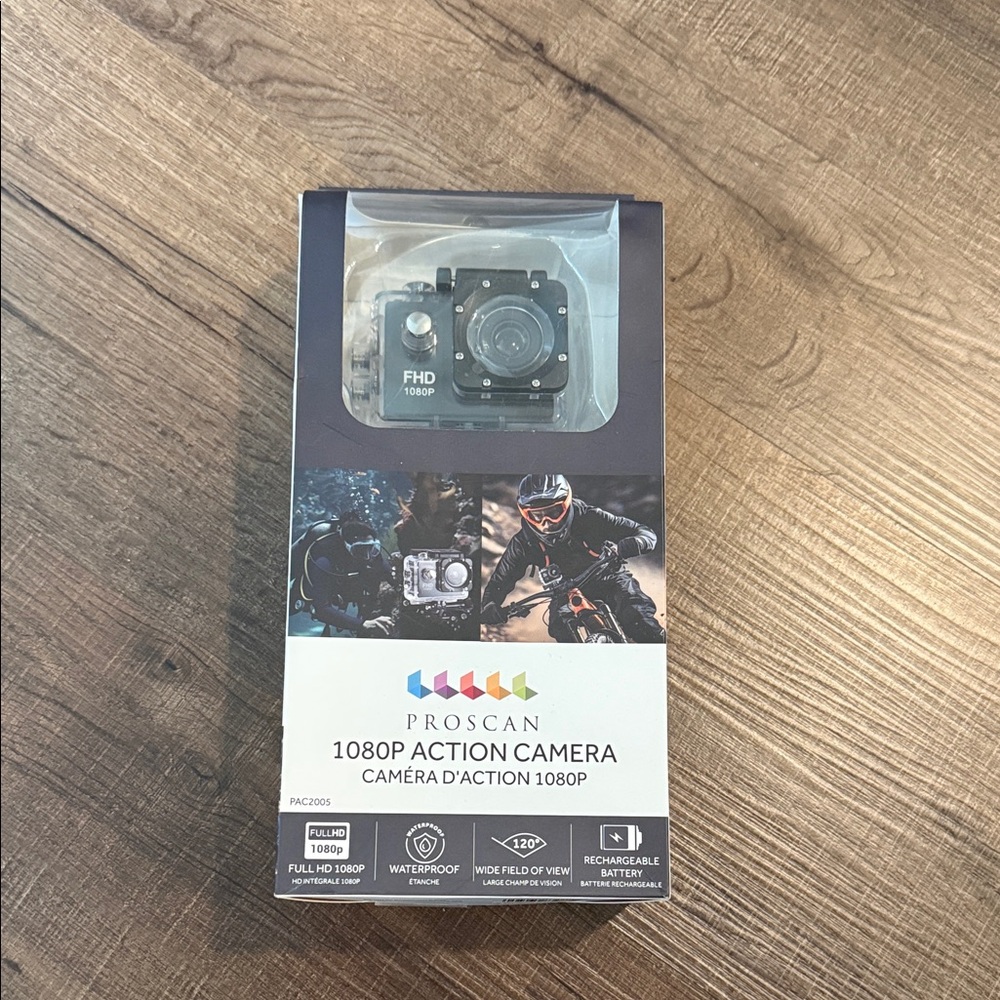 Black 1080p Action Camera